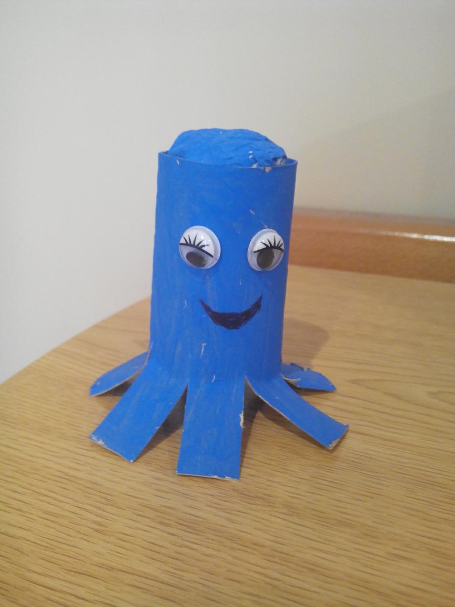 manualidades con rollos de papel