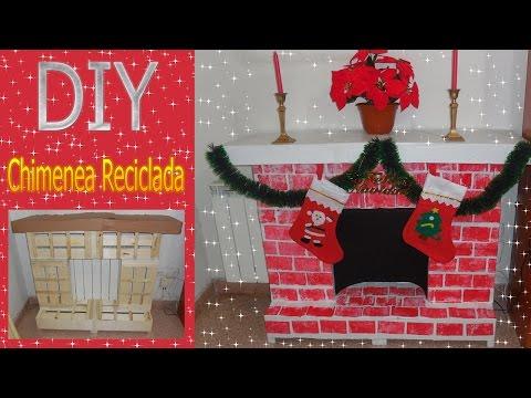 CHIMENEA CAJAS DE ZAPATOS