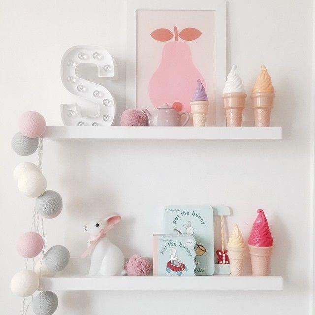 ideas decoración estanterias dormitorios infantiles