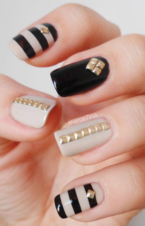 uñas decoradas con accesorios