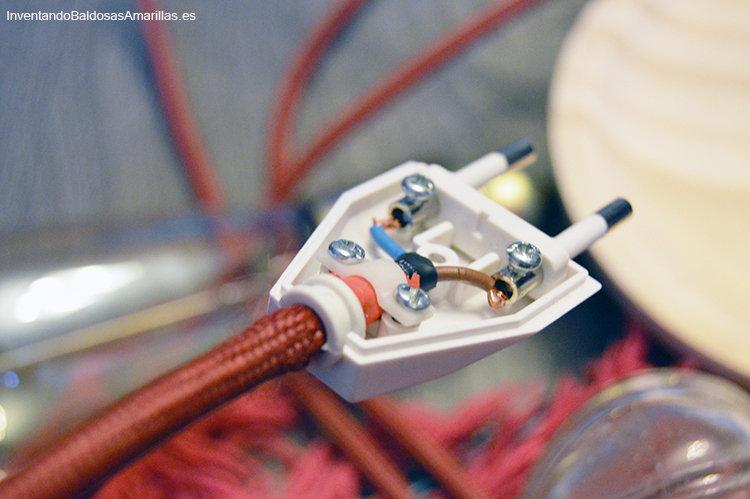 enchufe lampara vintage 