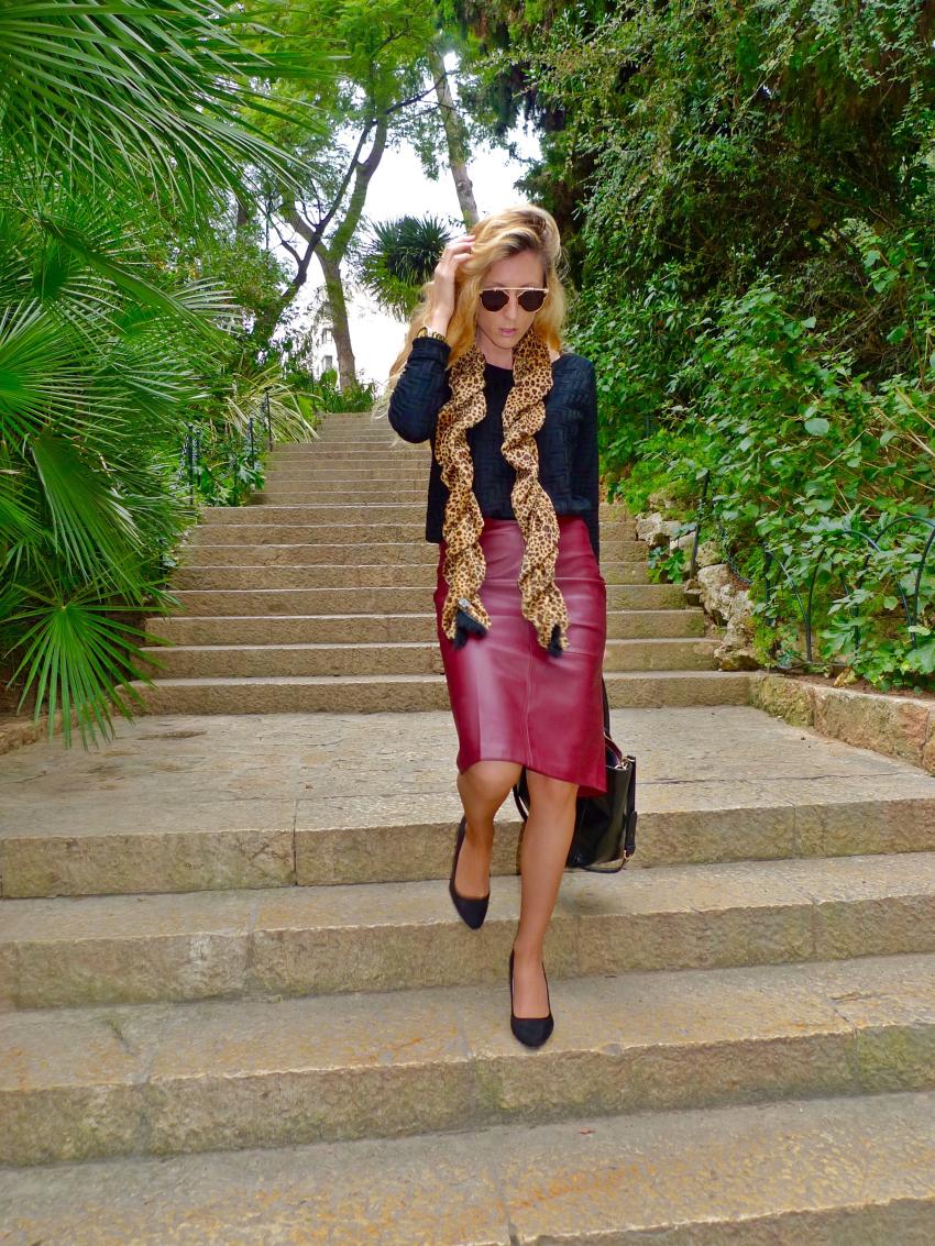 Garnet Pencil Skirt paula casielles 2