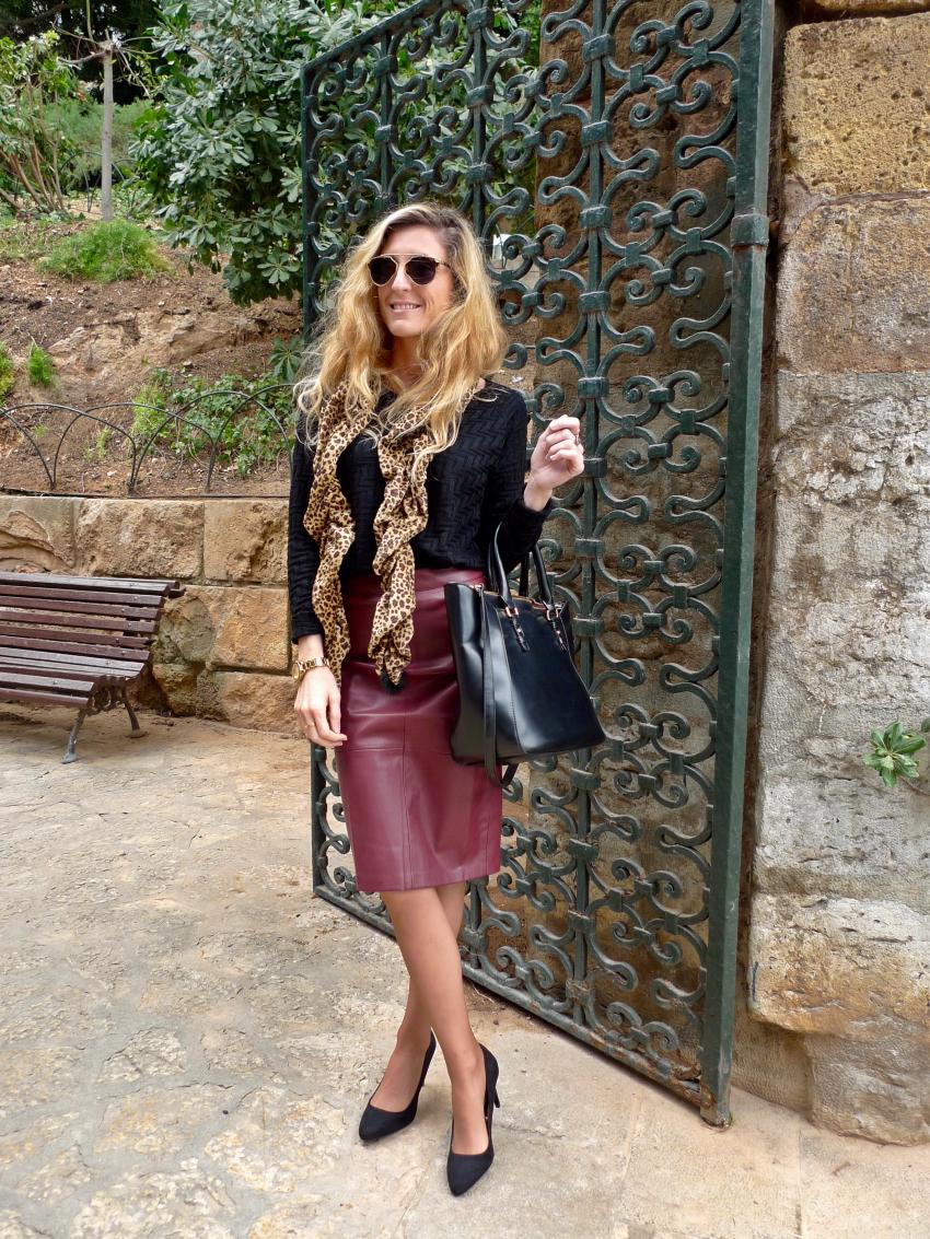 Garnet Pencil Skirt paula casielles 6