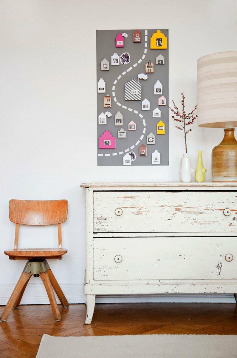 calendario de adviento DIY casitas Snugstudio