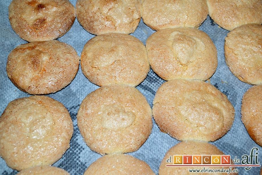 Perrunillas, hornear a máxima potencia