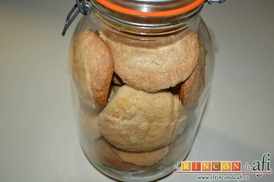 Perrunillas, guardar en bote hermético o lata