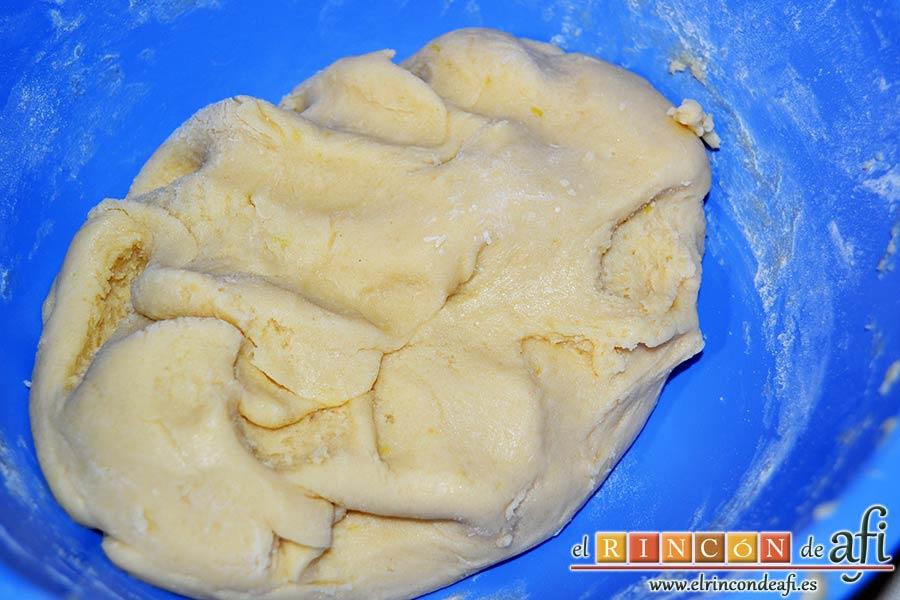 Perrunillas, amasar a mano