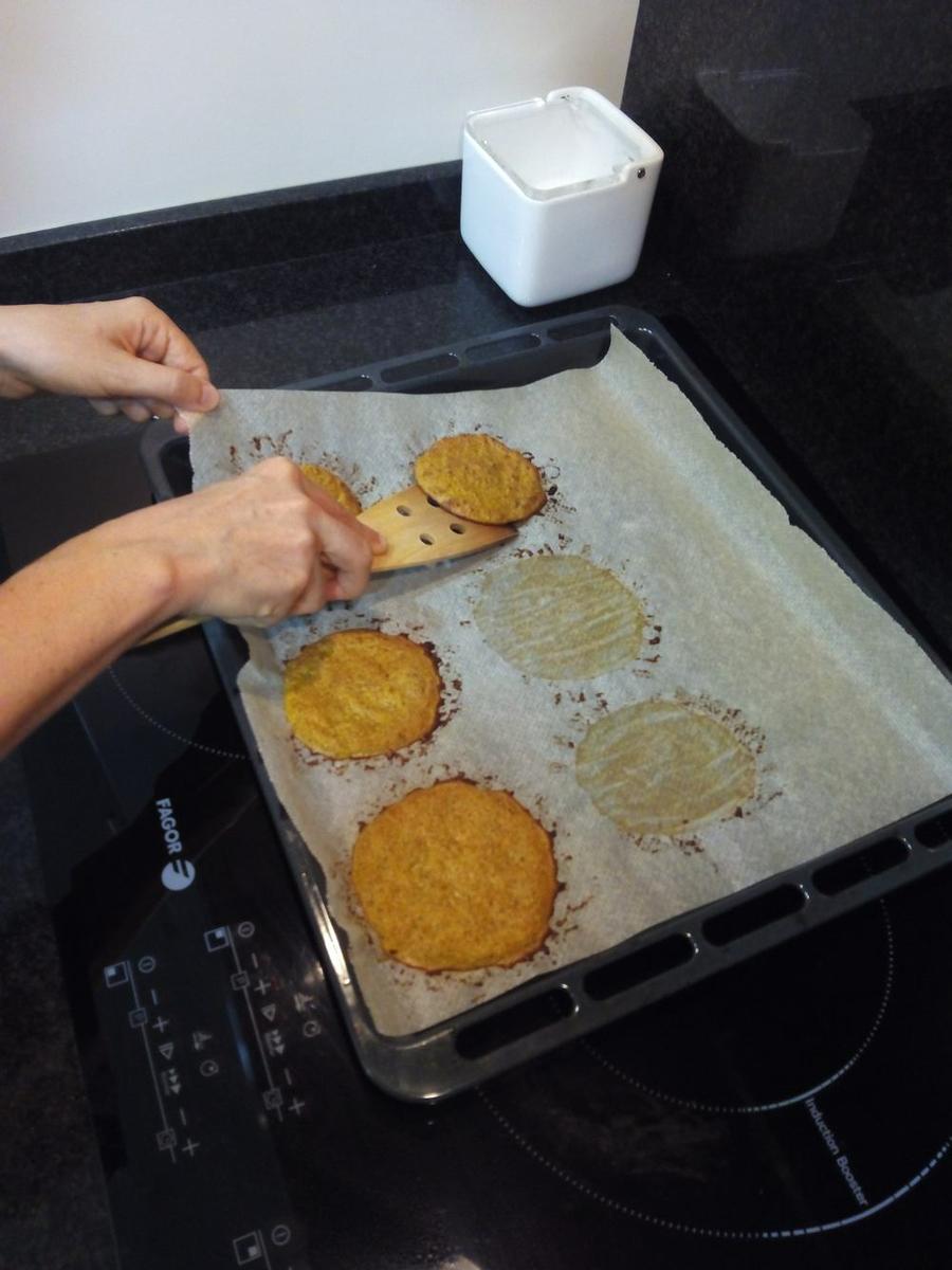 tortitas de harina de coco