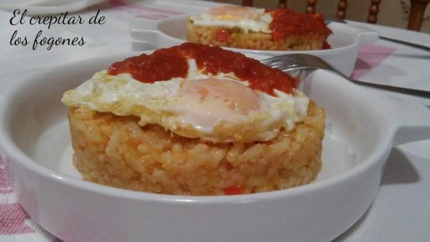 arroz con pisto