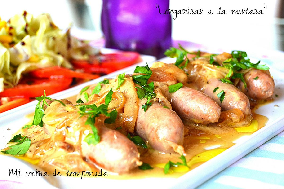LONGANIZAS A LA MOSTAZA