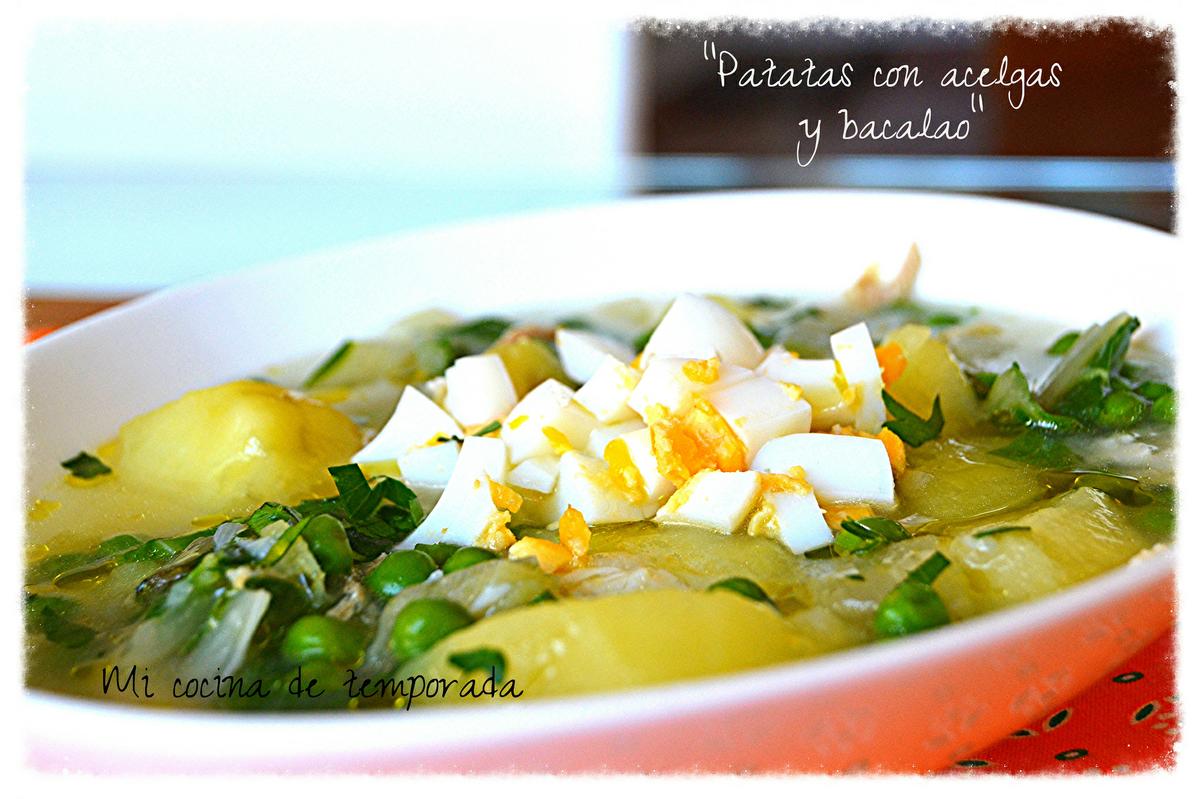 Patatas con acelgas 011