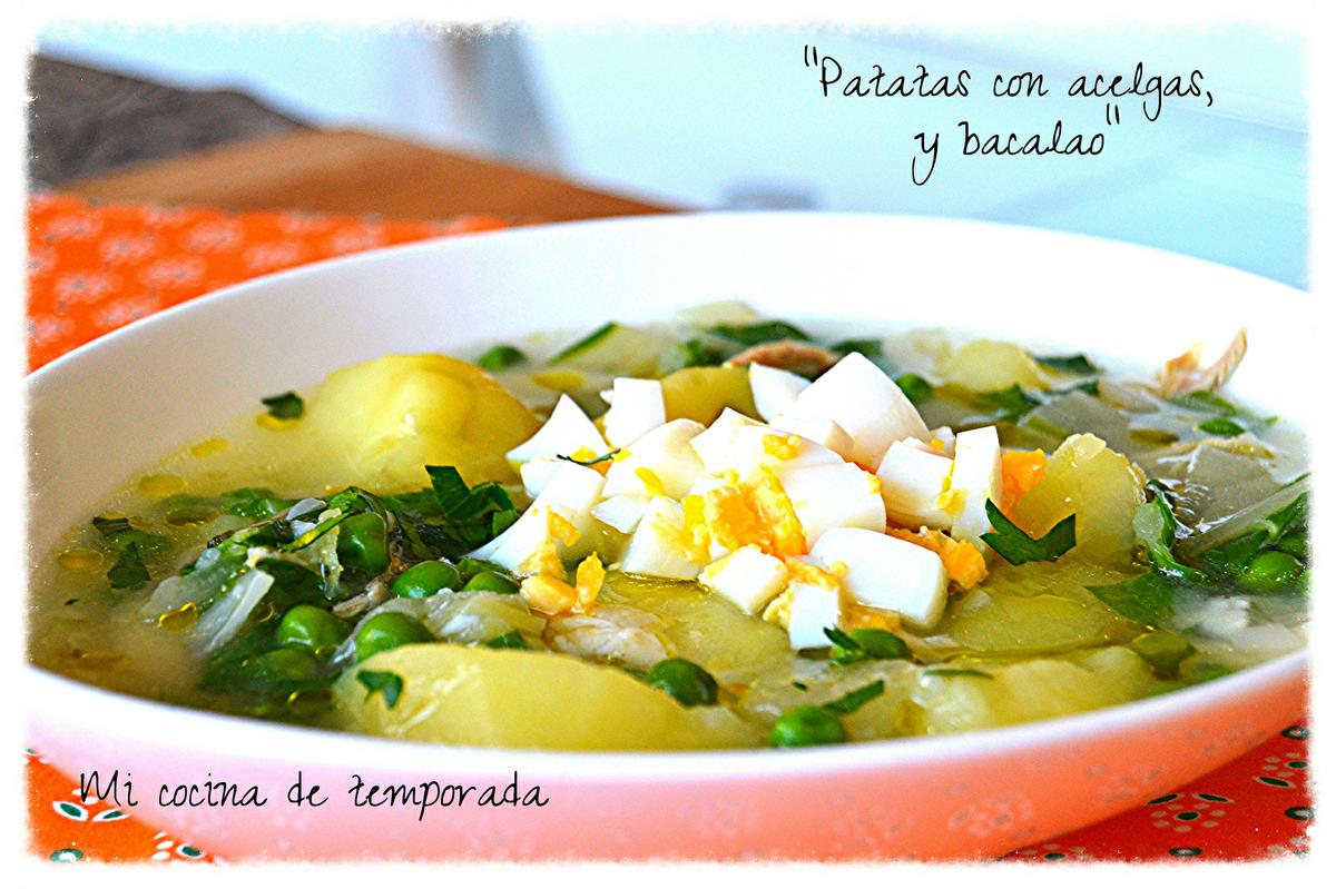 Patatas con acelgas 024