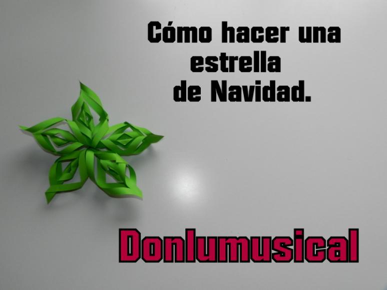 estrella de papel donlumusical