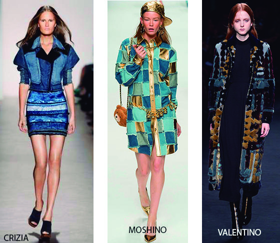 Tendencia, patchwork Desfiles 2