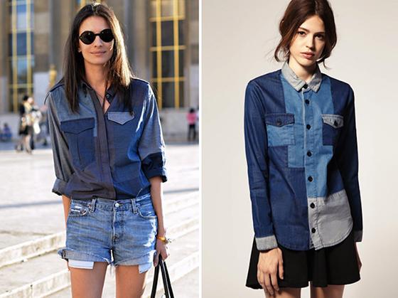 Tendencia patchwork. Denin Isabel Marant