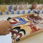 dibujar el lienzo del jabon