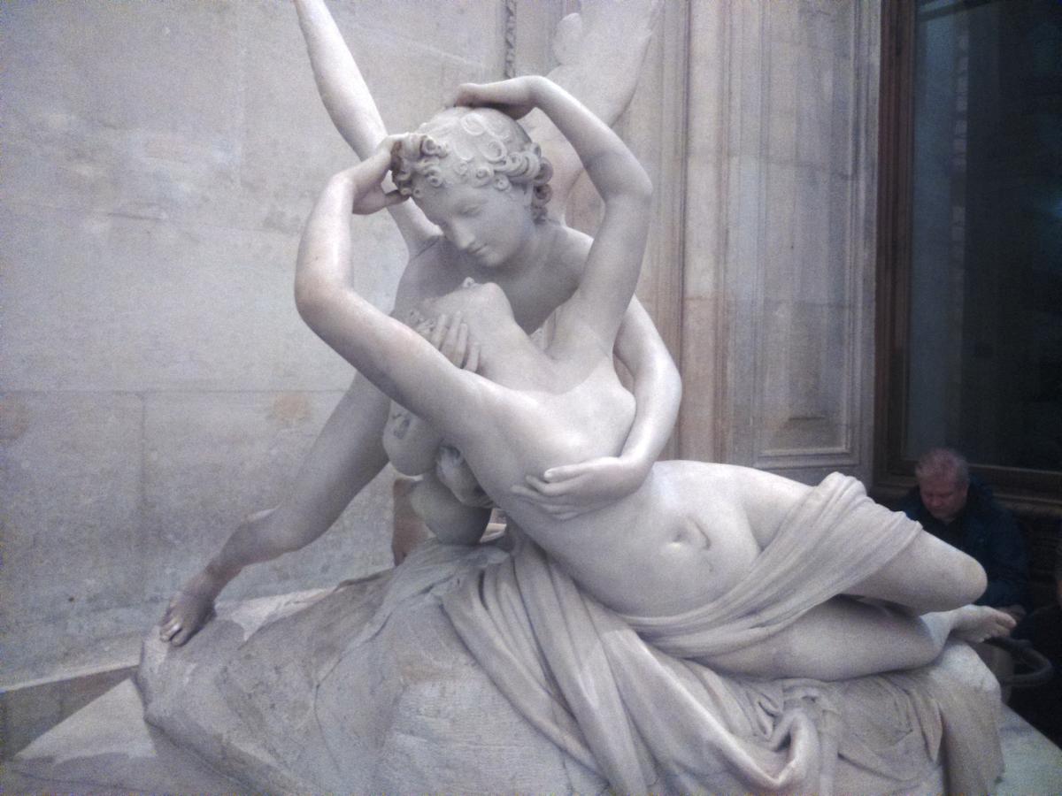 Eros y Psique, Antonio Cánova, Ala Denon-Planta Baja, Sala 4