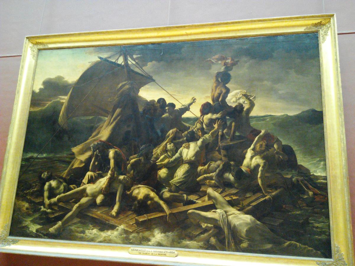 Balsa de la Medusa, 1818-19, Théodore Géricault, 1ª Planta: Ala Denon