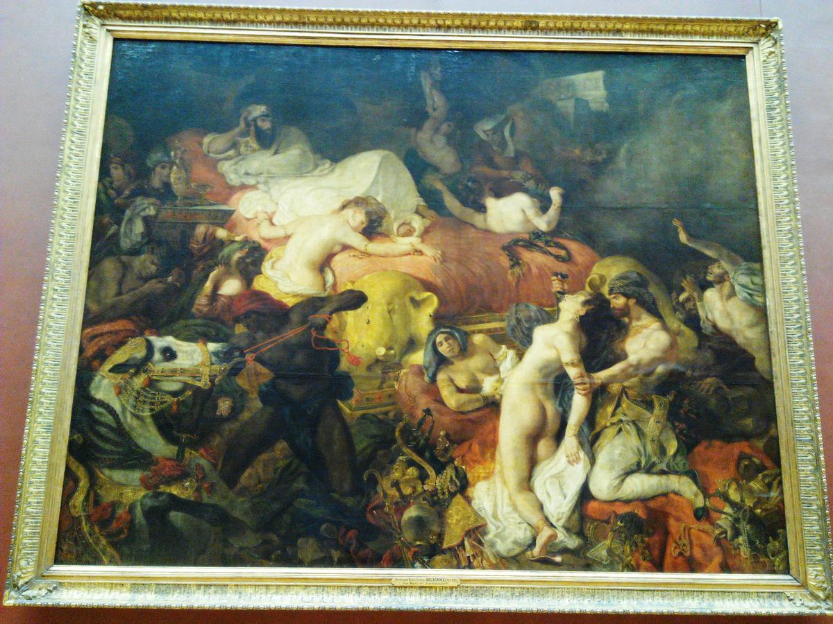 La Muerte de Sardanápalo, Delacroix