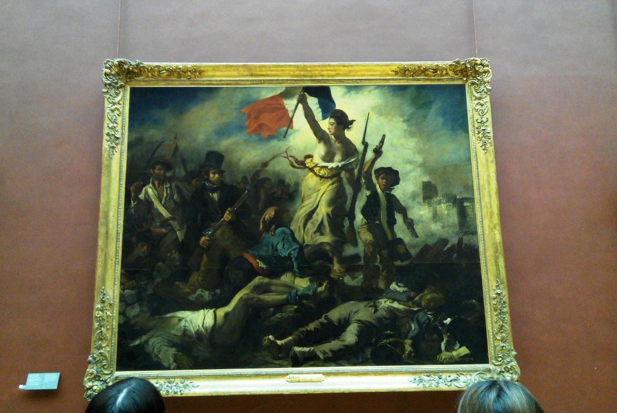 La libertad guiando al pueblo, 1830, Delacroix, 1ª Planta: Ala Denon