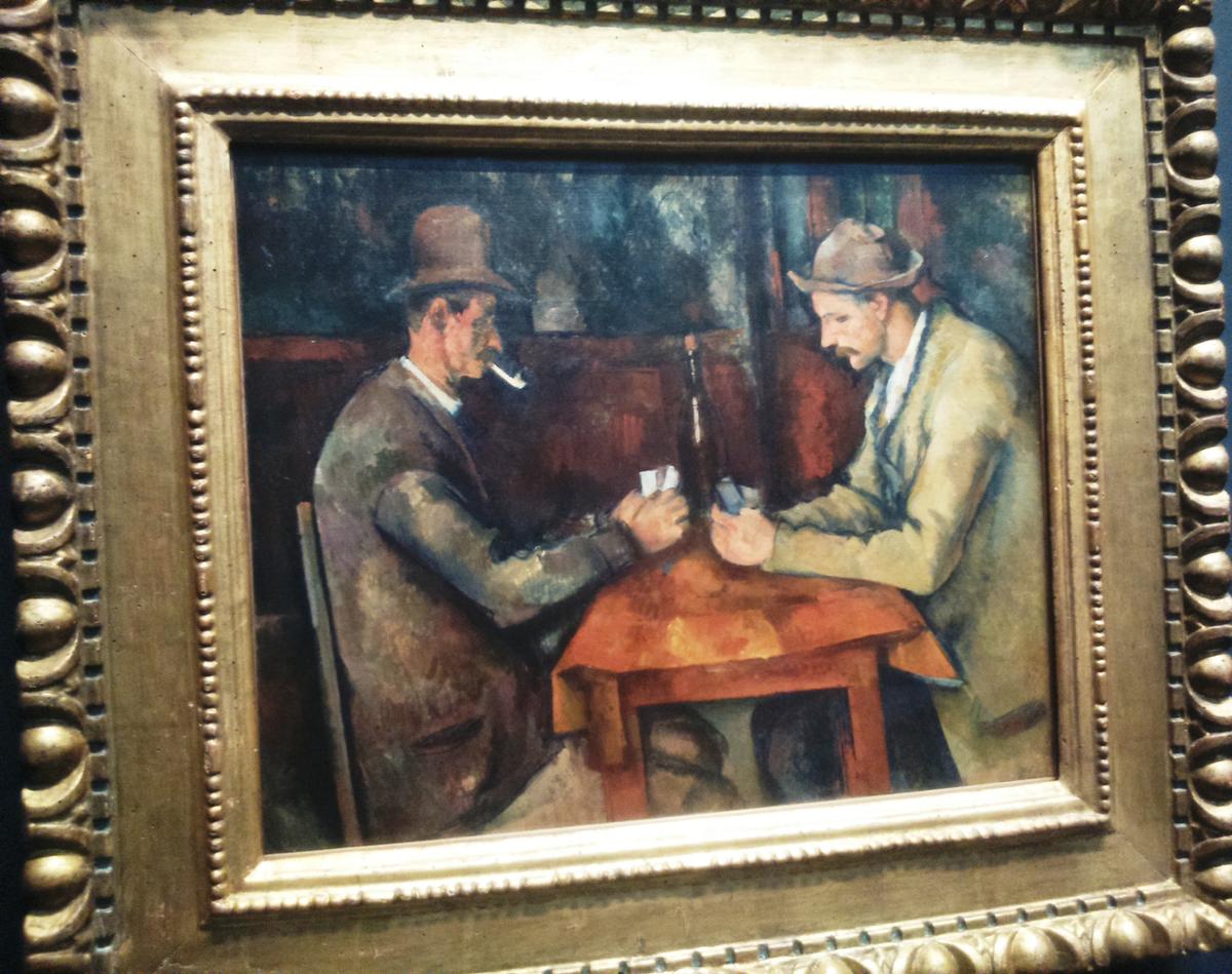 "Jugadores de cartas" - Cézanne