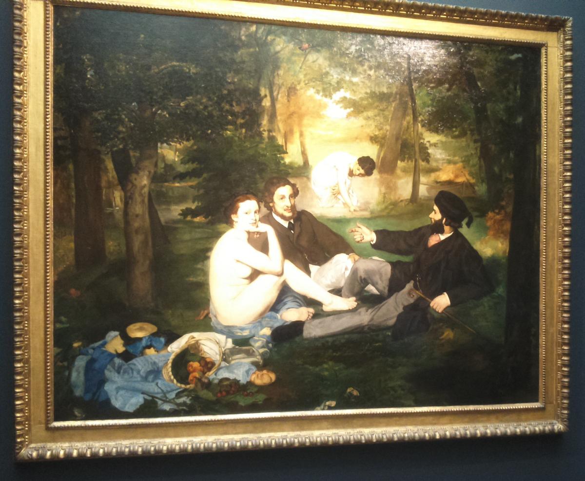 "Almuerzo sobre la hierba" - Manet