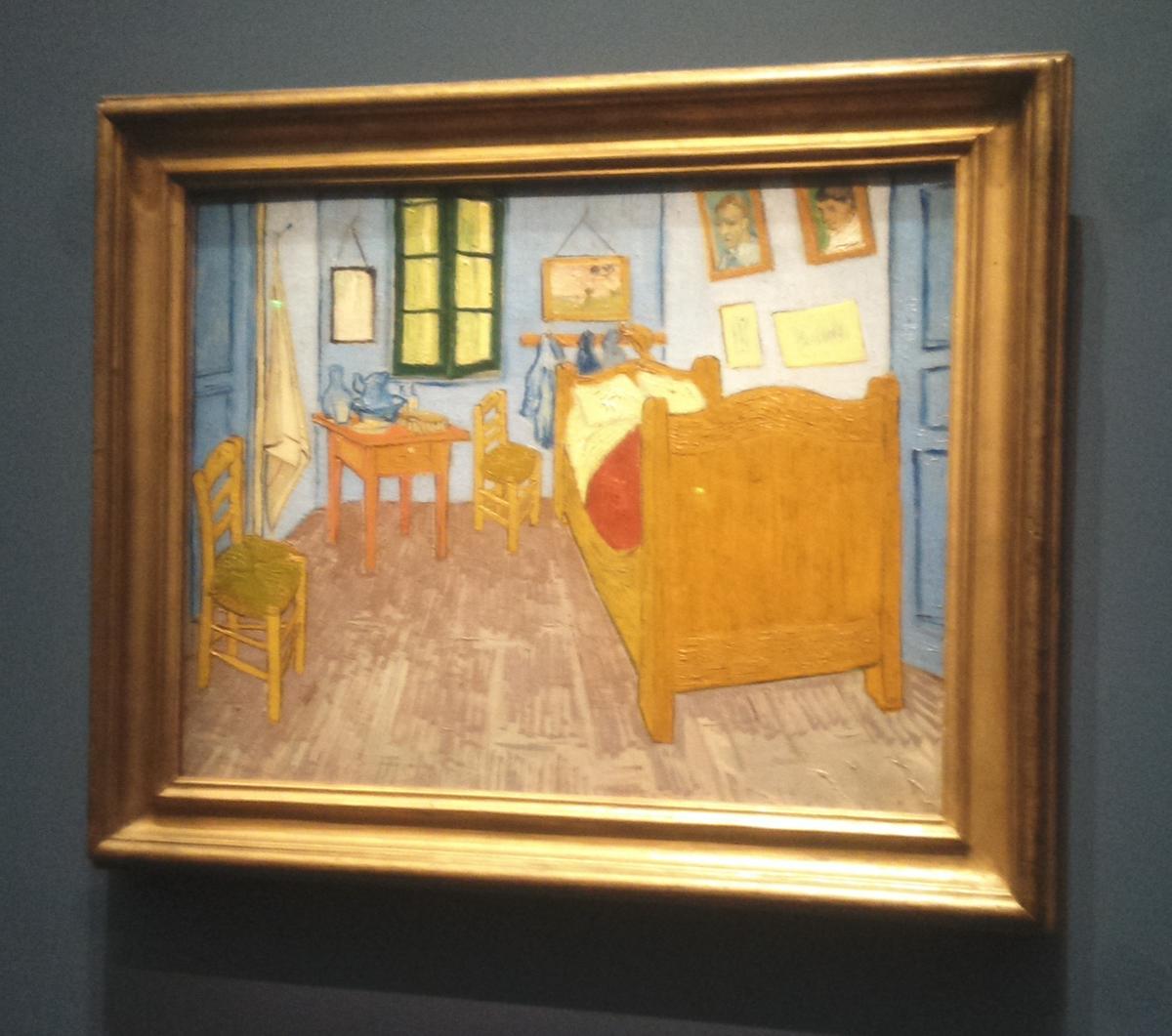 "El dormitorio en Arlés" - Van Gogh