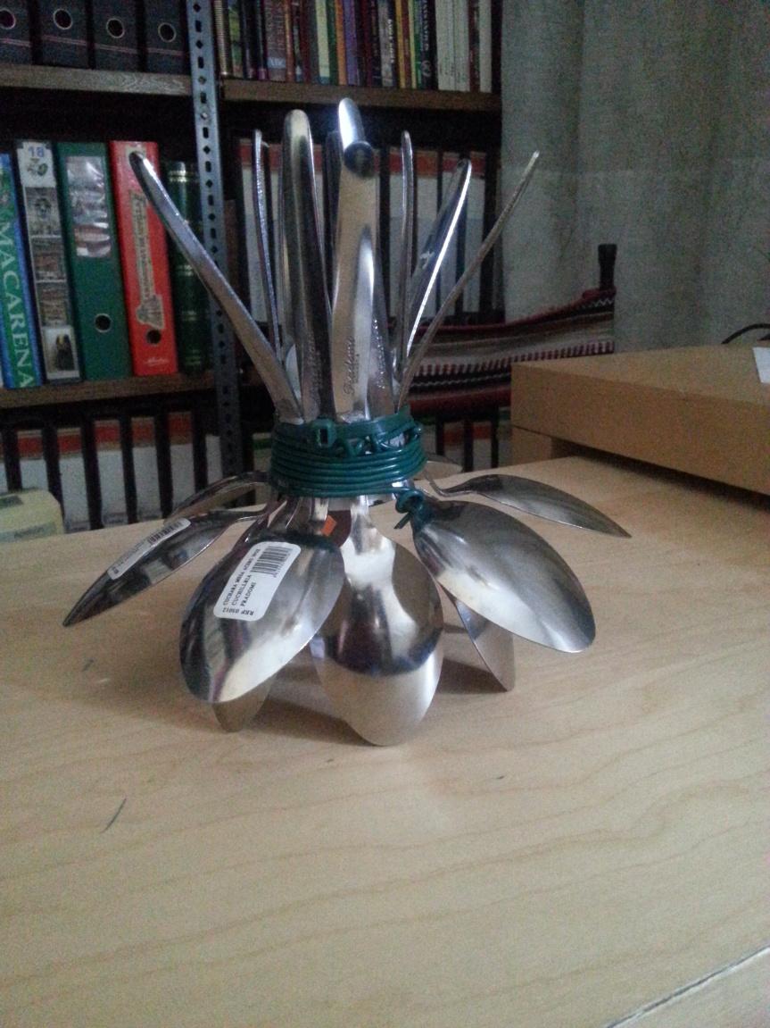 De cucharas a lámparas