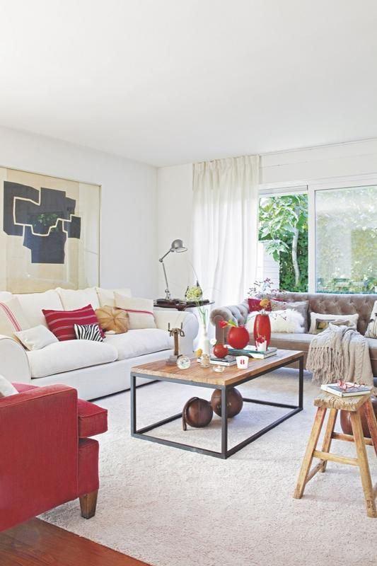 Decoración en rojo y blanco | Decoración