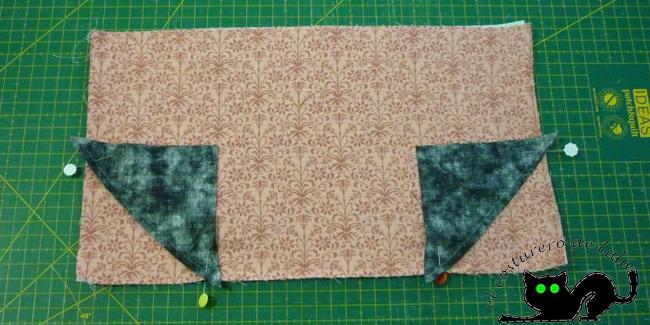 Colocamos los triángulos