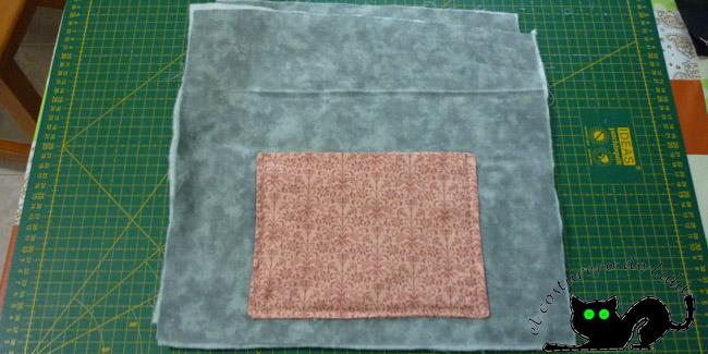 Cosemos el bolsillo a la tela interior