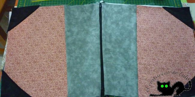 Cosidos los dos lados obtendremos esto