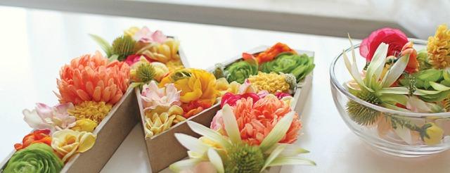 letra de flores bemydeco