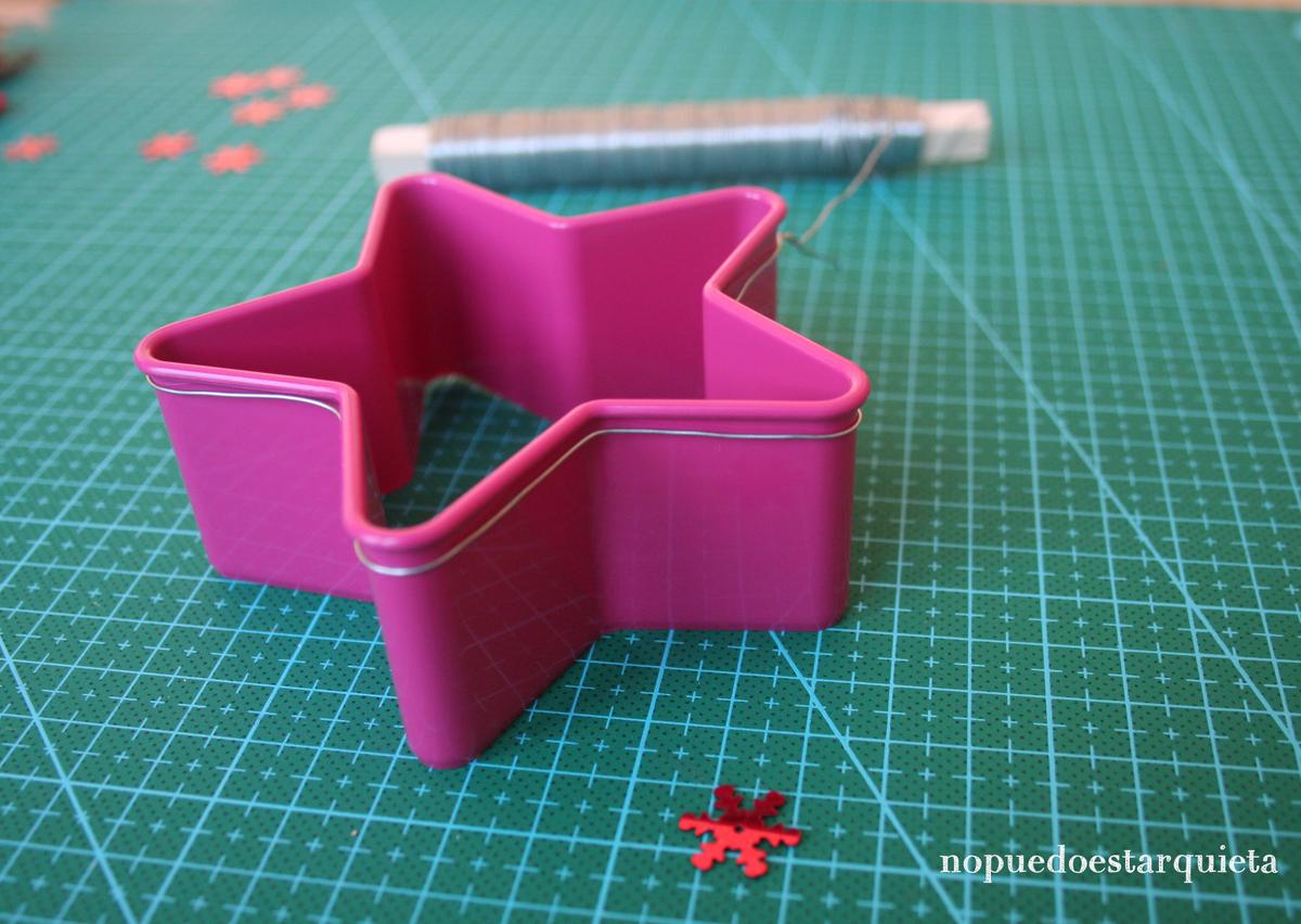 Adorno de navidad handmade. Estrella diy. Christmas.