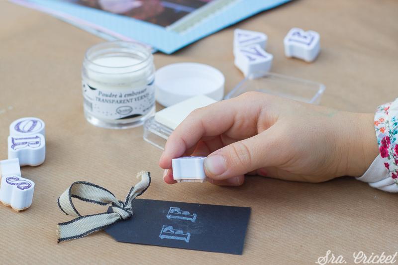 album scrap embossing