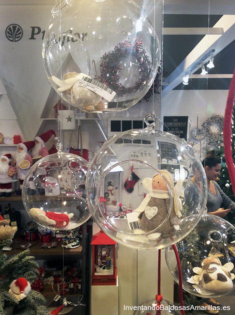 Adornos de Navidad bolas cristal 