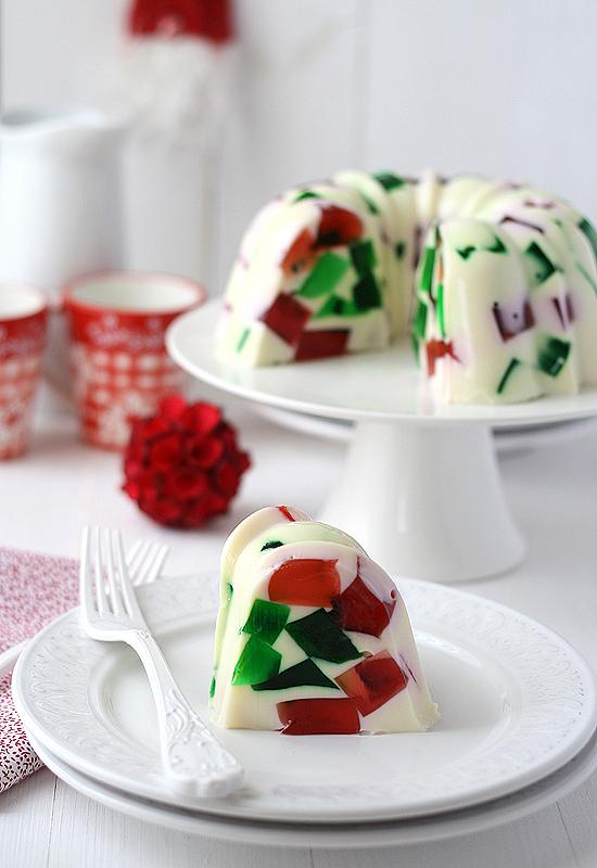Receta de Gelatina de navidad