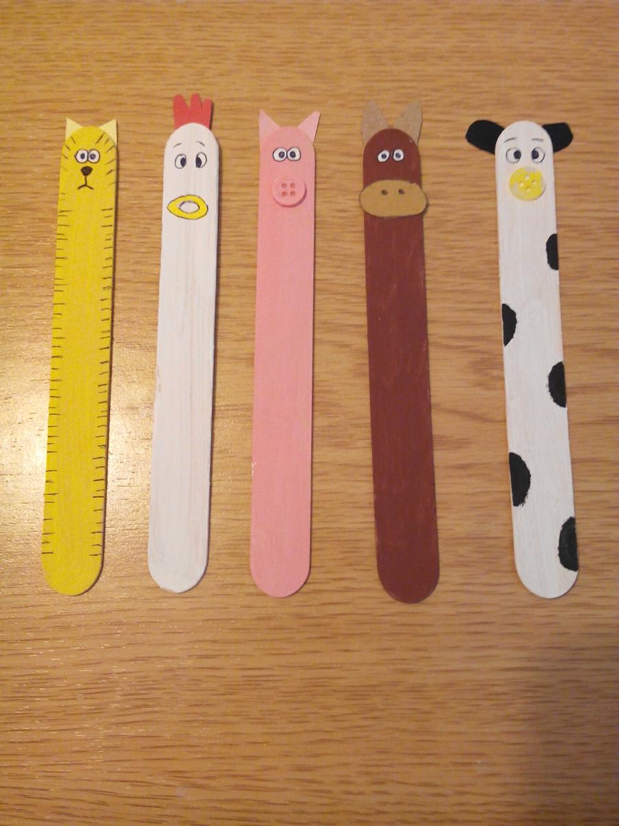 marcapáginas de animales