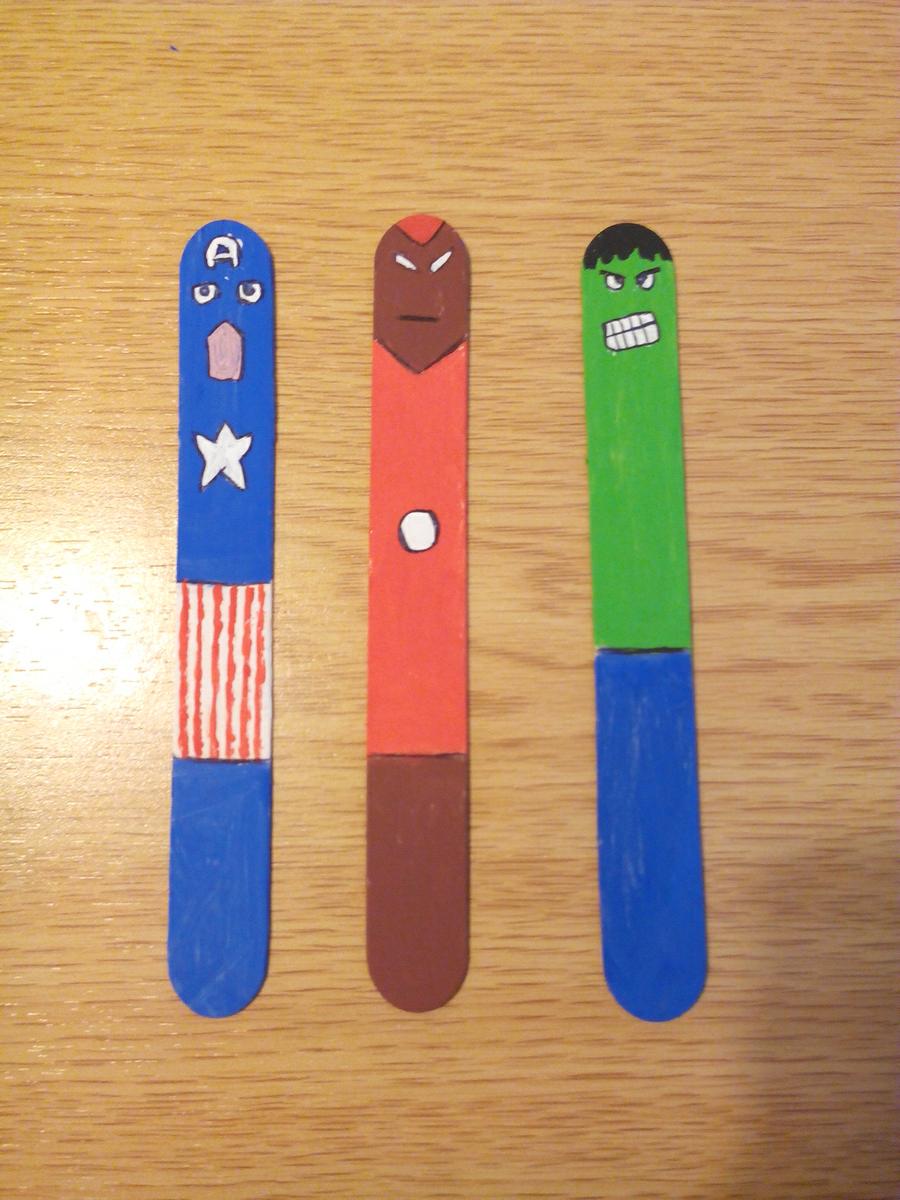 manualidades con palos de madera