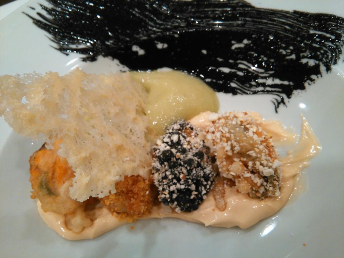 "Tempuras de mejillones" - Cafetería El Corte Inglés