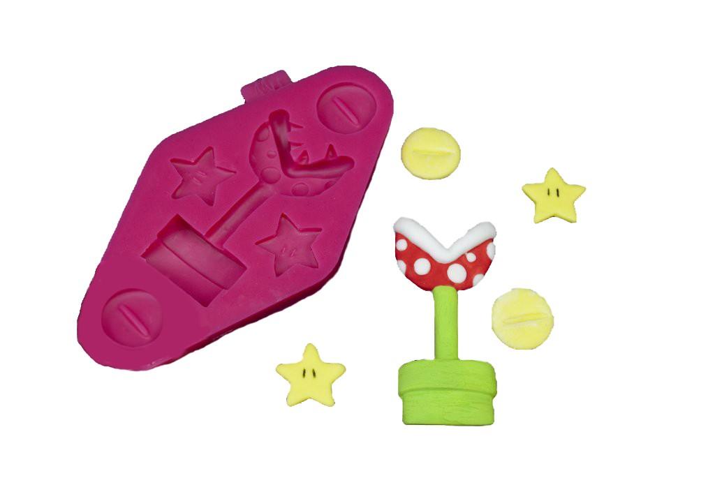 Molde De Silicona Mario Bros