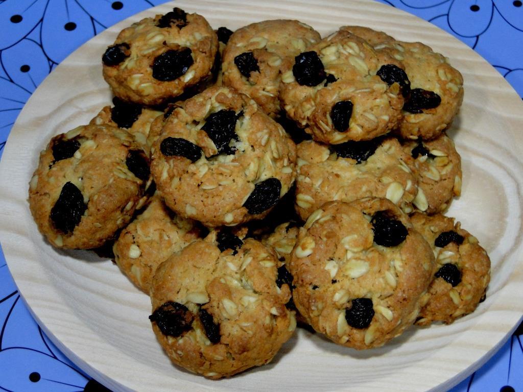 Galletas de avena y pasas sin azúcar | Cocina