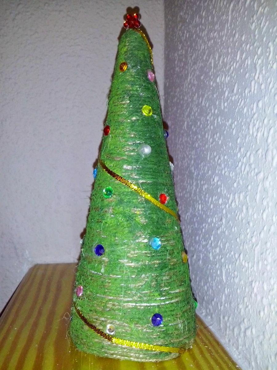 Árbol de Navidad con cuerda