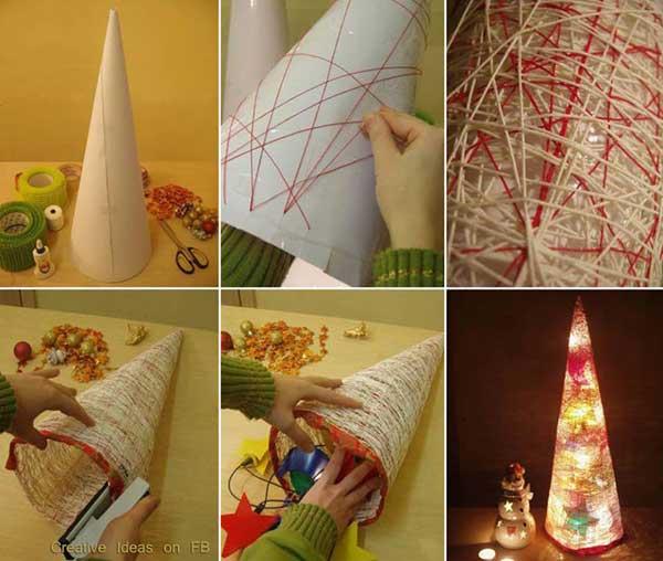 36 ideas para hacer adornos navideños fáciles y baratos