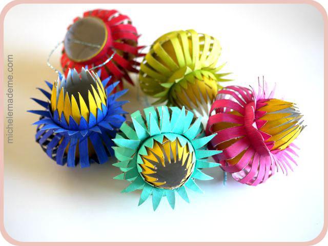 Navidad: 20 adornos para hacer con tubos de cartón