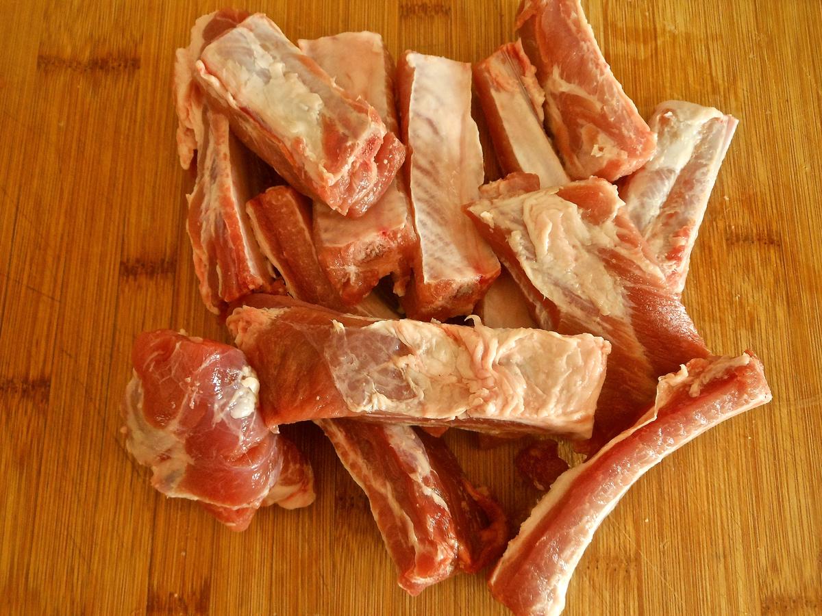 Costilla de cerdo troceada