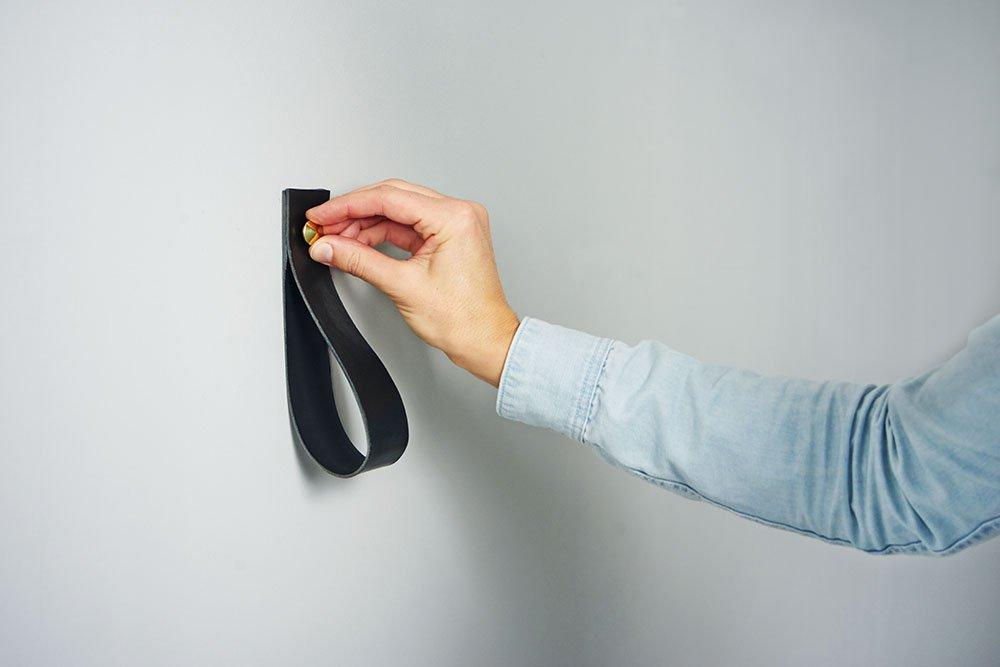 mesa de centro original Paso cinta cuero