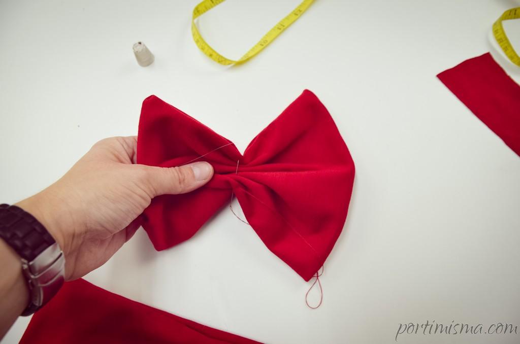 5CB FRUNCIR LAZADA ROJA NAVIDAD