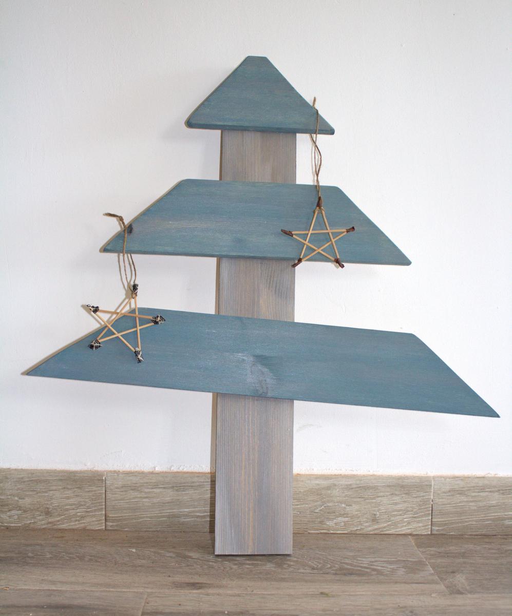 árbol de navidad de palets - resultado final cuadrada