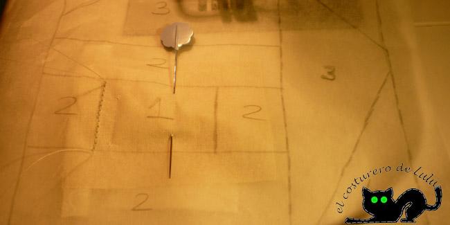 Fíjate que aquí estamos poniendo la tercera pieza